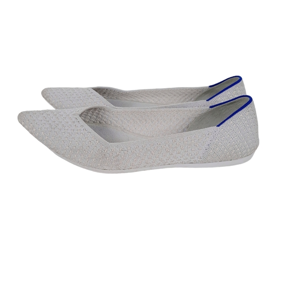 Rothy's The Point in Salt Honeycomb Flats - Picture 5 of 13